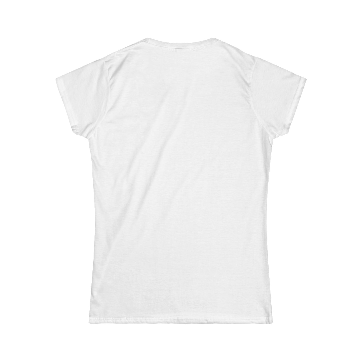 Faith-Inspired Women's Softstyle Tee - Proverbs 3:5-6 with Crosses Design