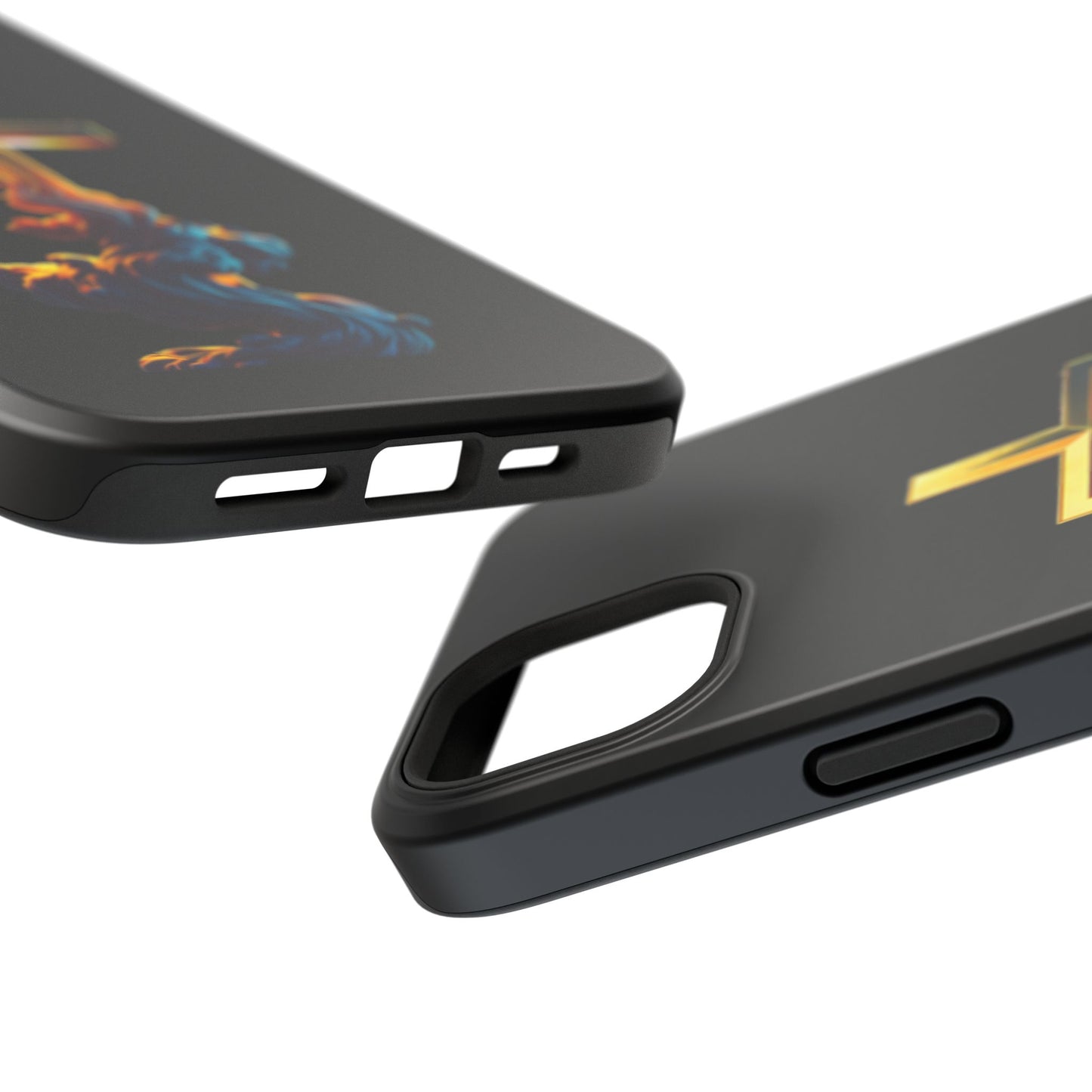 Impact-Resistant Phone Case with Cross Design - Durable and Stylish