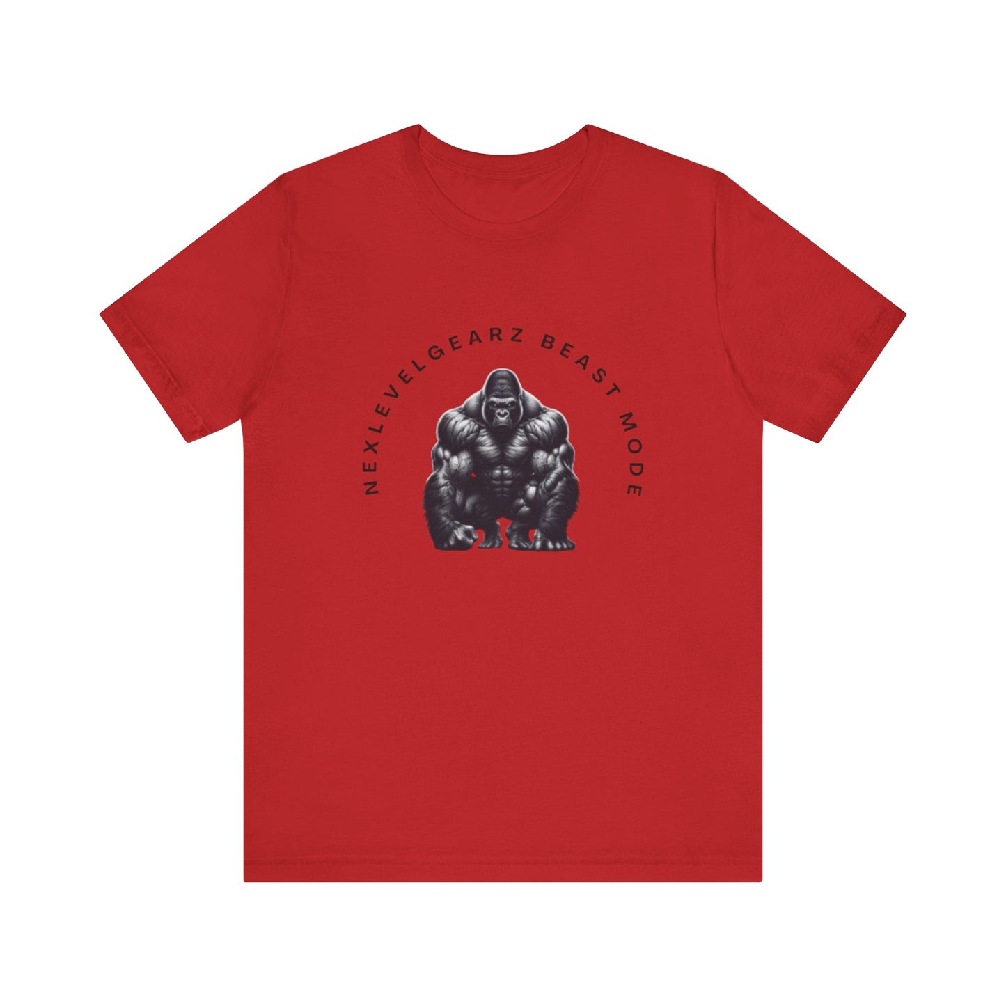 Men's Beast Mode Graphic Tee - Unisex Jersey Short Sleeve