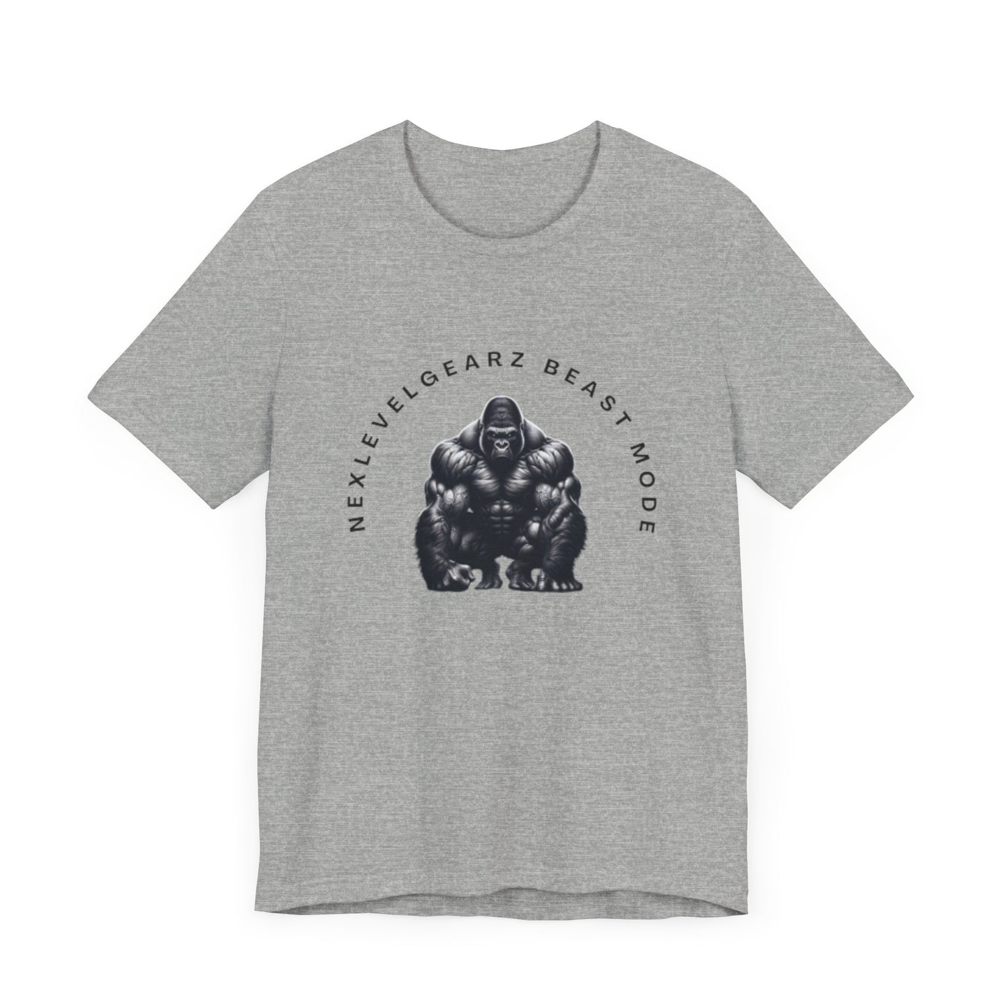 Men's Beast Mode Graphic Tee - Unisex Jersey Short Sleeve