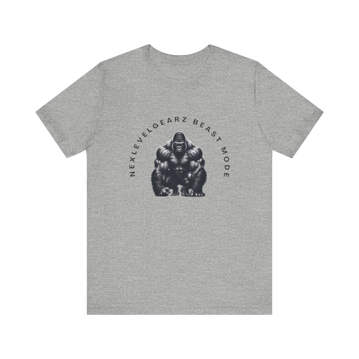 Men's Beast Mode Graphic Tee - Unisex Jersey Short Sleeve