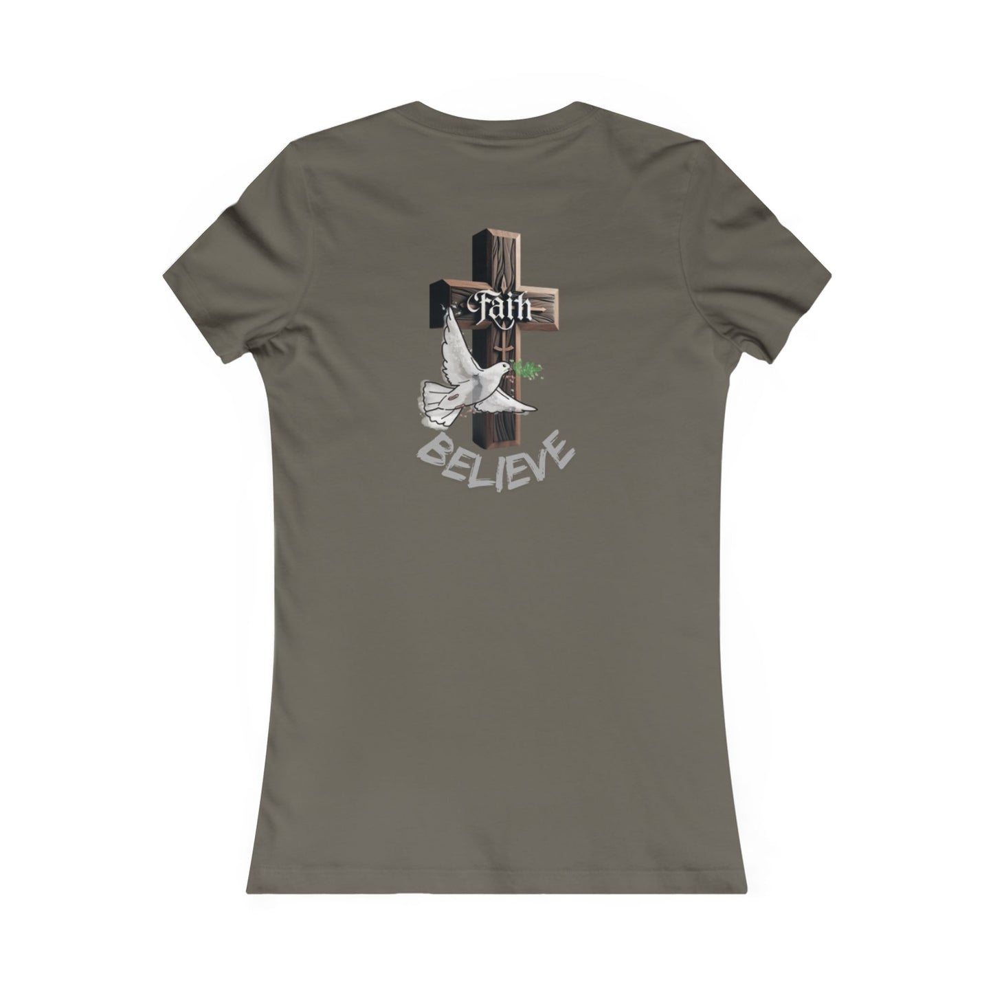 Faith & Believe Women's Favorite Tee - Inspirational Graphic Tee