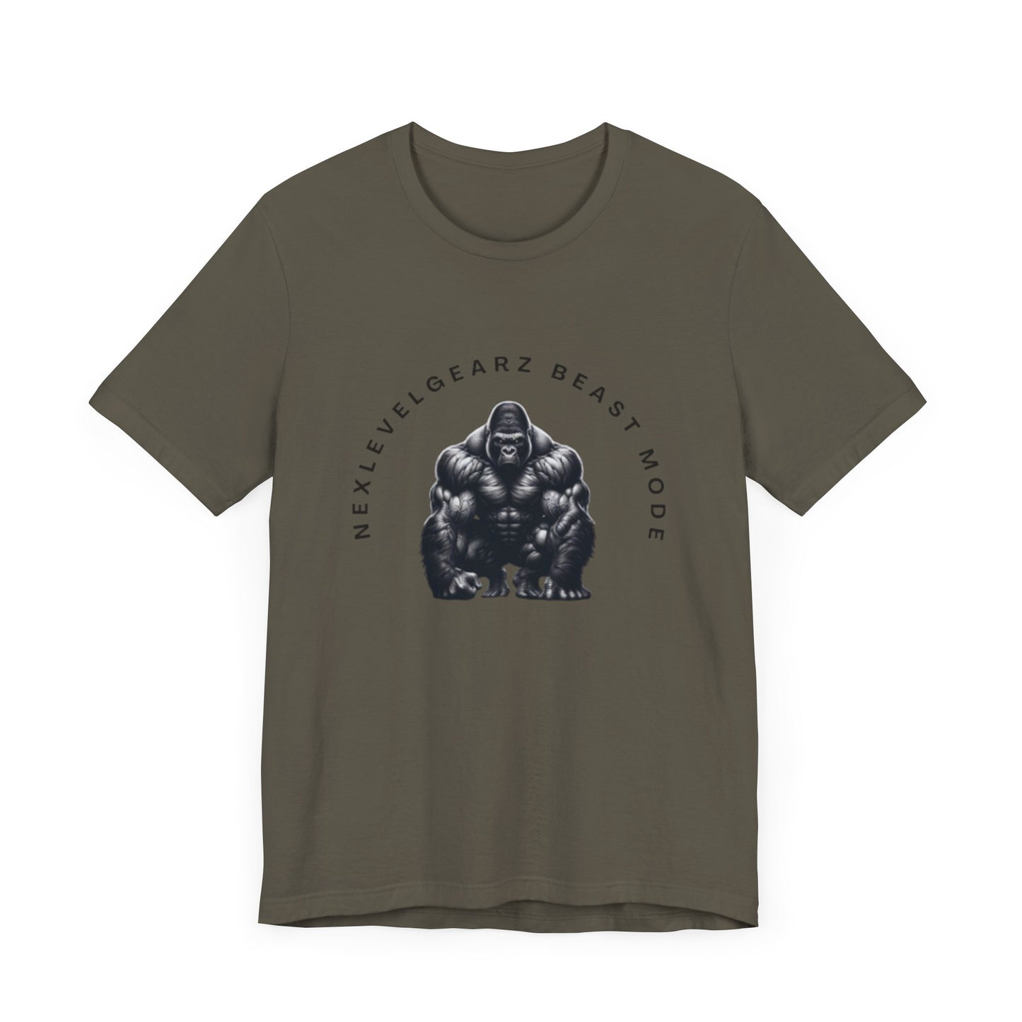 Men's Beast Mode Graphic Tee - Unisex Jersey Short Sleeve