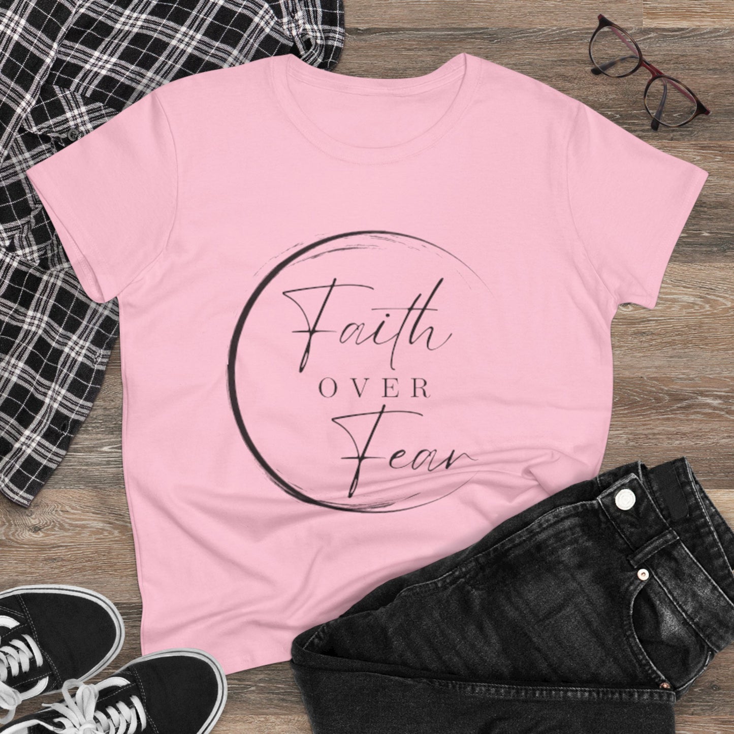 Women's Motivation Tee - Faith Over Fear