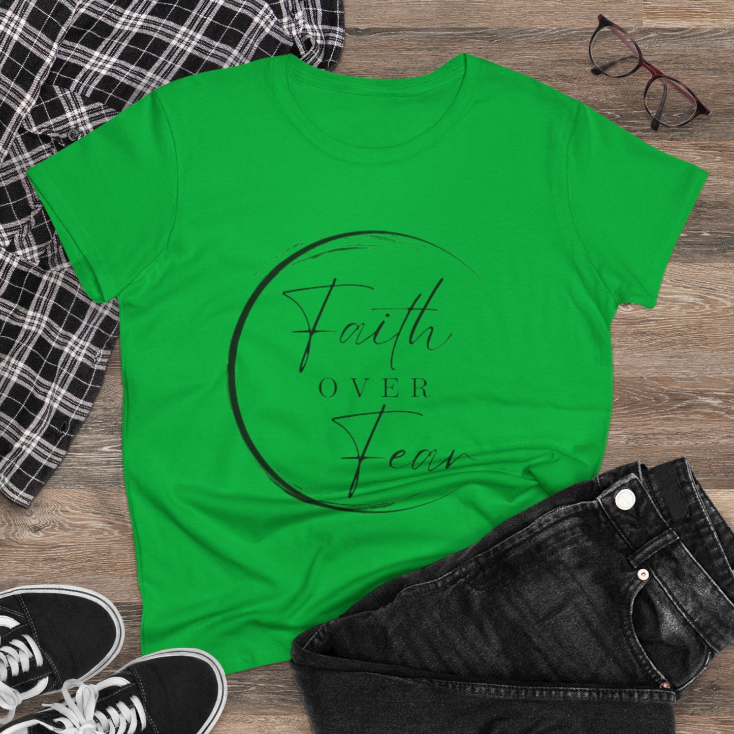 Women's Motivation Tee - Faith Over Fear