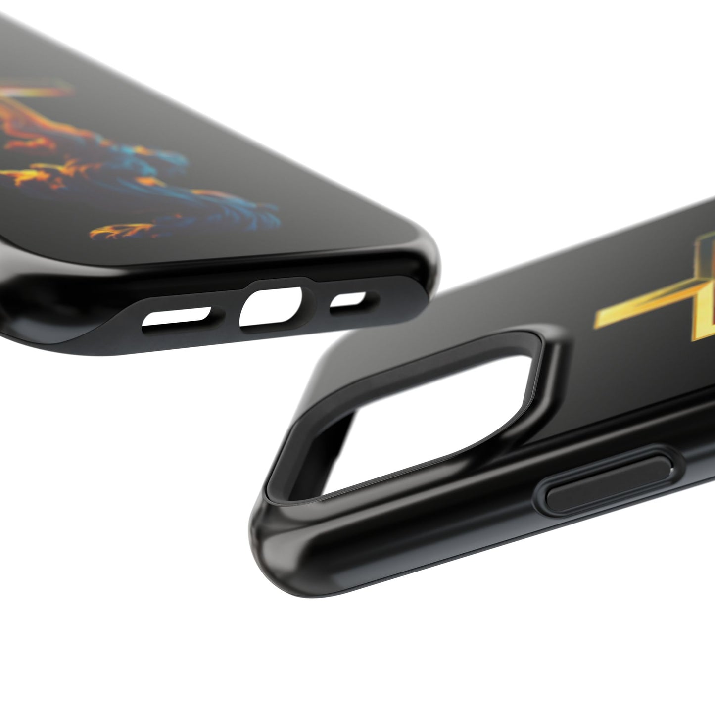 Impact-Resistant Phone Case with Cross Design - Durable and Stylish
