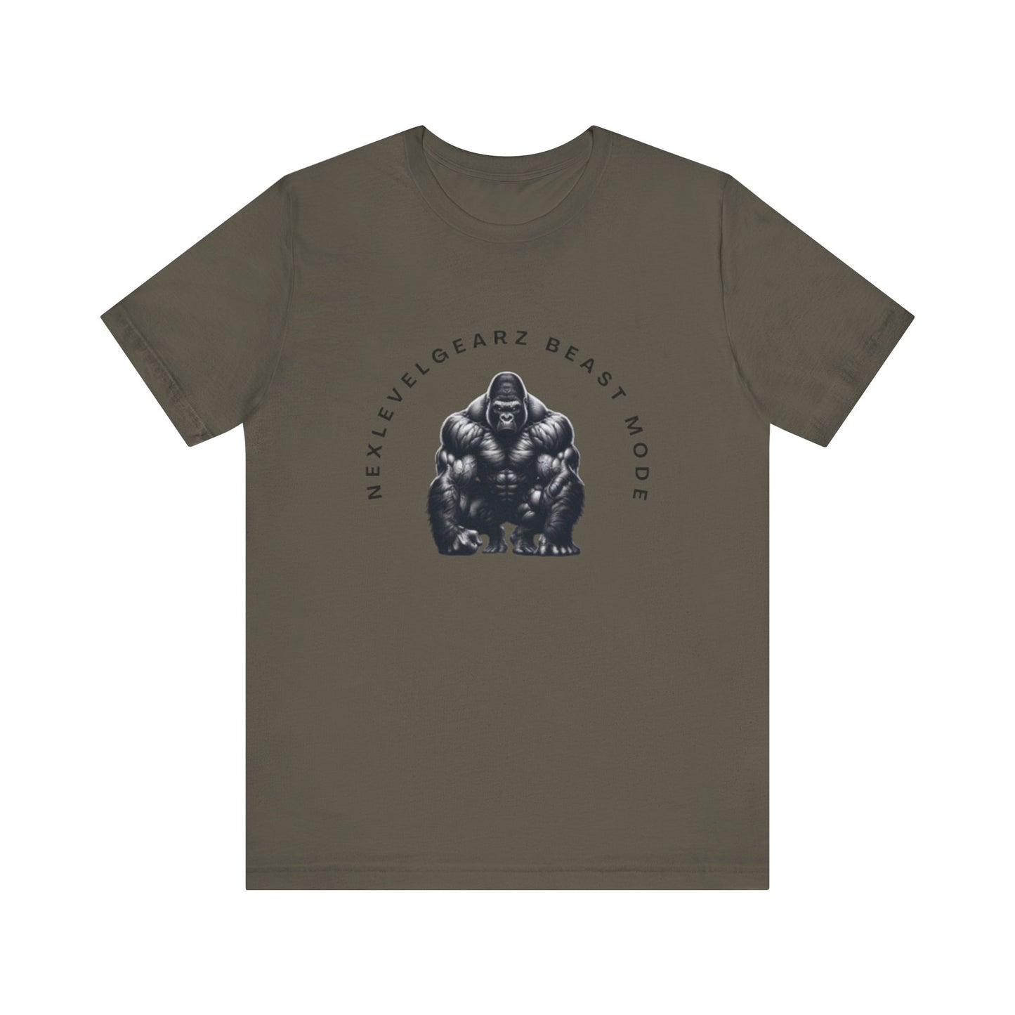 Men's Beast Mode Graphic Tee - Unisex Jersey Short Sleeve
