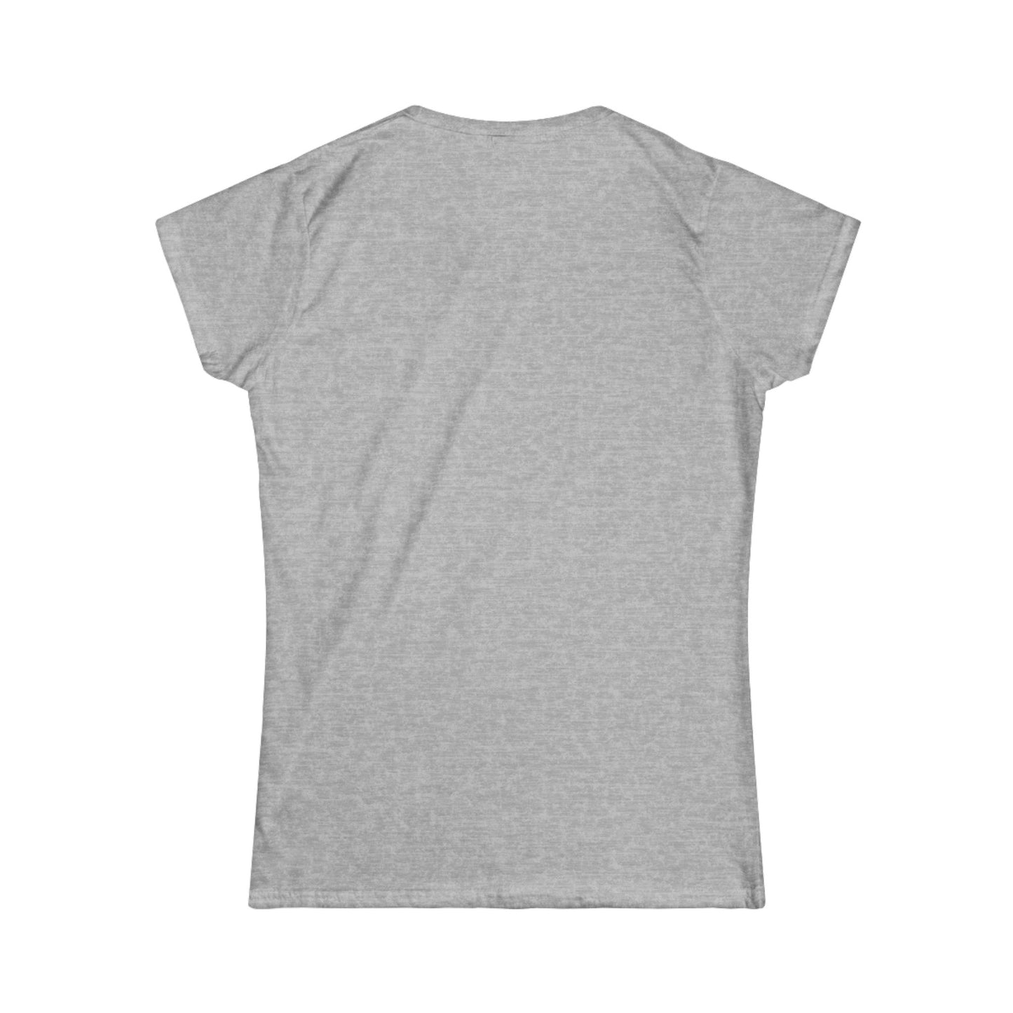 Faith-Inspired Women's Softstyle Tee - Proverbs 3:5-6 with Crosses Design