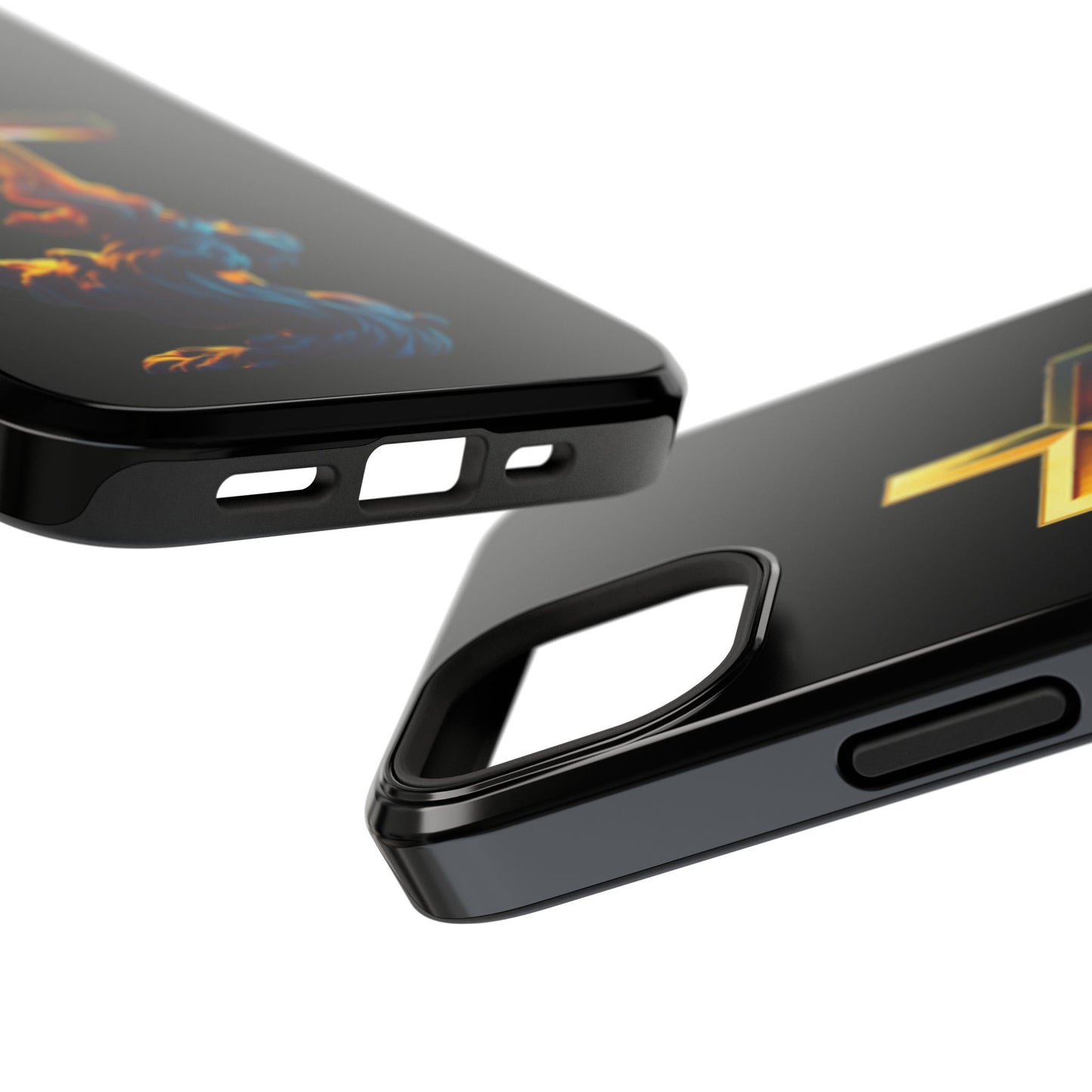 Impact-Resistant Phone Case with Cross Design - Durable and Stylish